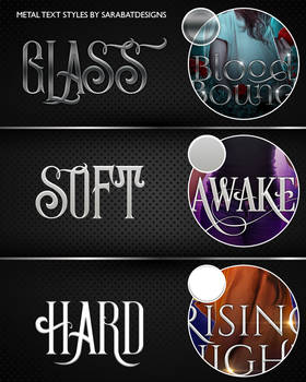 Sara's Metal Text Styles Pack