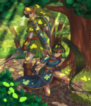 Commission: Link and Lyndis