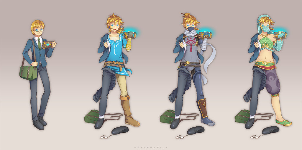 Commission: BotW Link transformation by Zellie669-commishes on DeviantArt