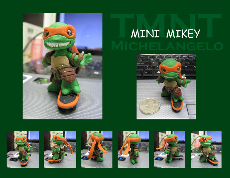 Mikey Back View Mini Mikey_360view by Niwa-Katuki on DeviantArt
