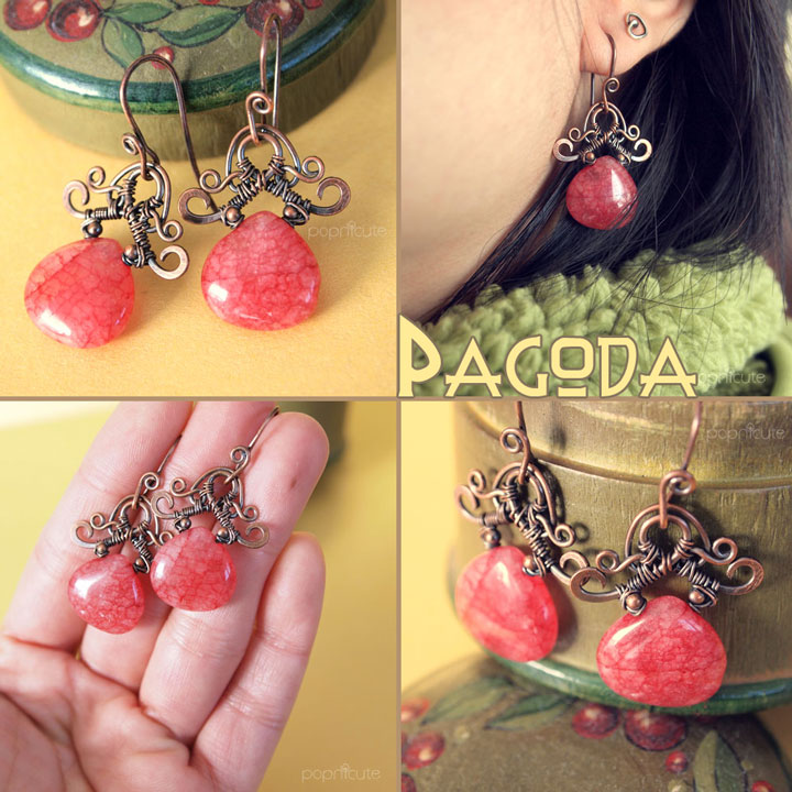 Pagoda Earrings