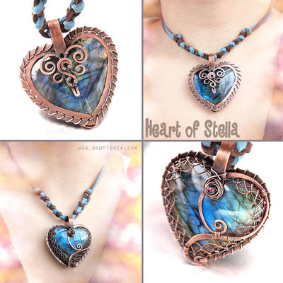 Heart of Stella Labradorite Pendant