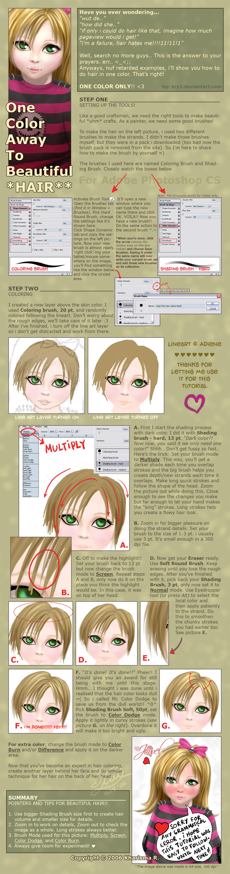 Hair Coloring Tutorial