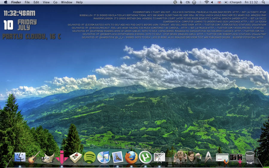 GeekTool Desktop by chill87 on DeviantArt