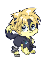 Cloud Chibi Wolf