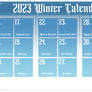 2023 Winter Calendar [Repost]