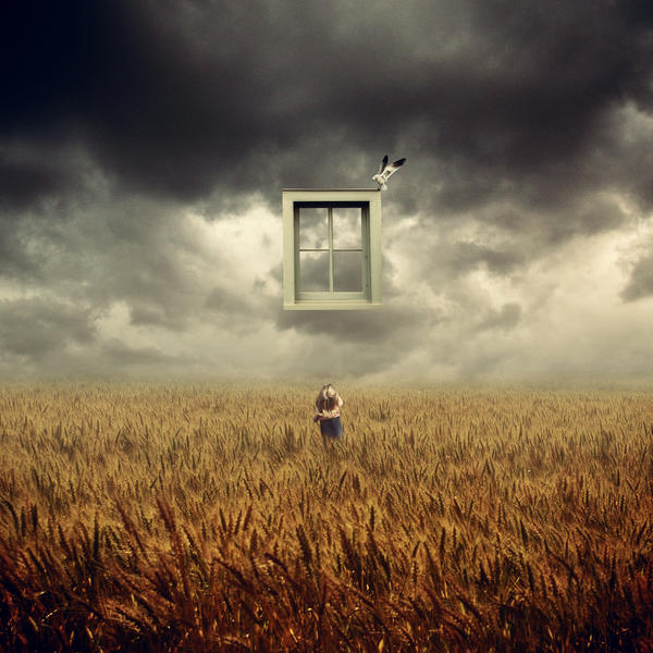 Window in the skies by blue-a