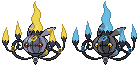 Chandelure and Umbreon Fusion