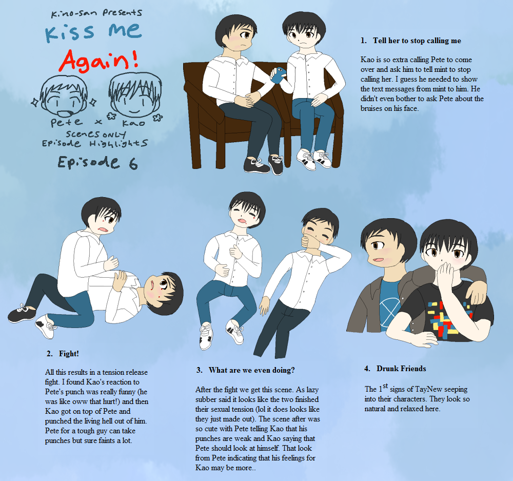 Kiss Me Again Pete and Kao episode 6 highlights by Kino-san on DeviantArt Kiss Me Again Pete and Kao episode 6 highlights by Kino-san on DeviantArt