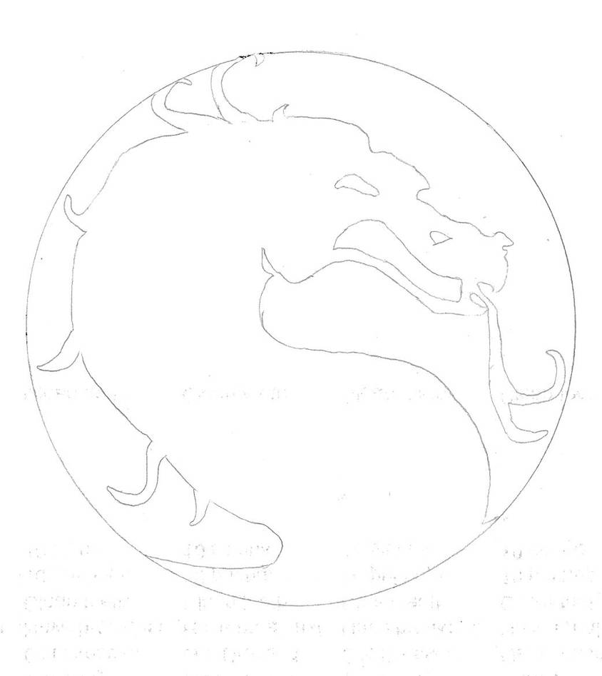 pic How To Draw Mortal Kombat Logo Step By Step mortal kombat logo by generune on