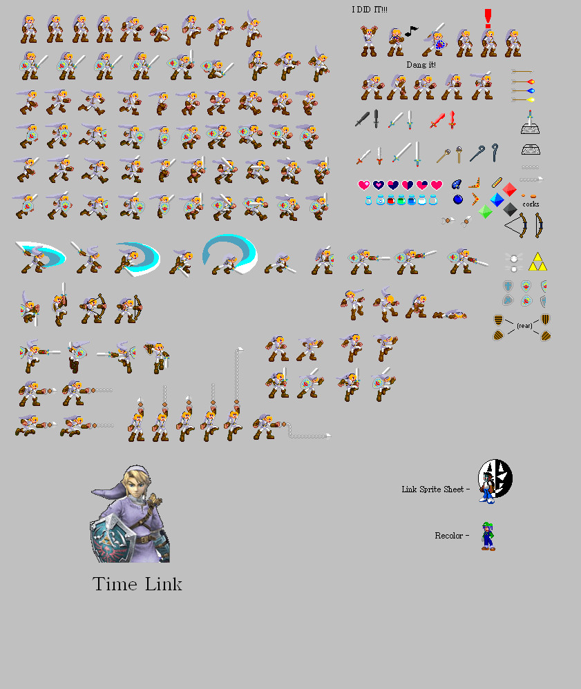Time Link Sprite Sheet by Thetigi on DeviantArt