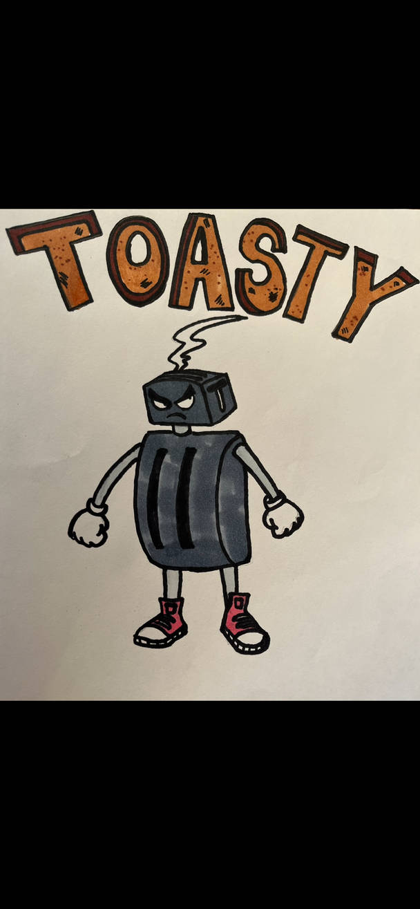 Toasty the angry toast-bot! by BronkComics on DeviantArt