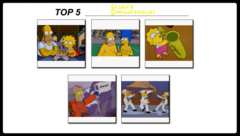My Top 5 Favorite Season 9 Simpsons episodes