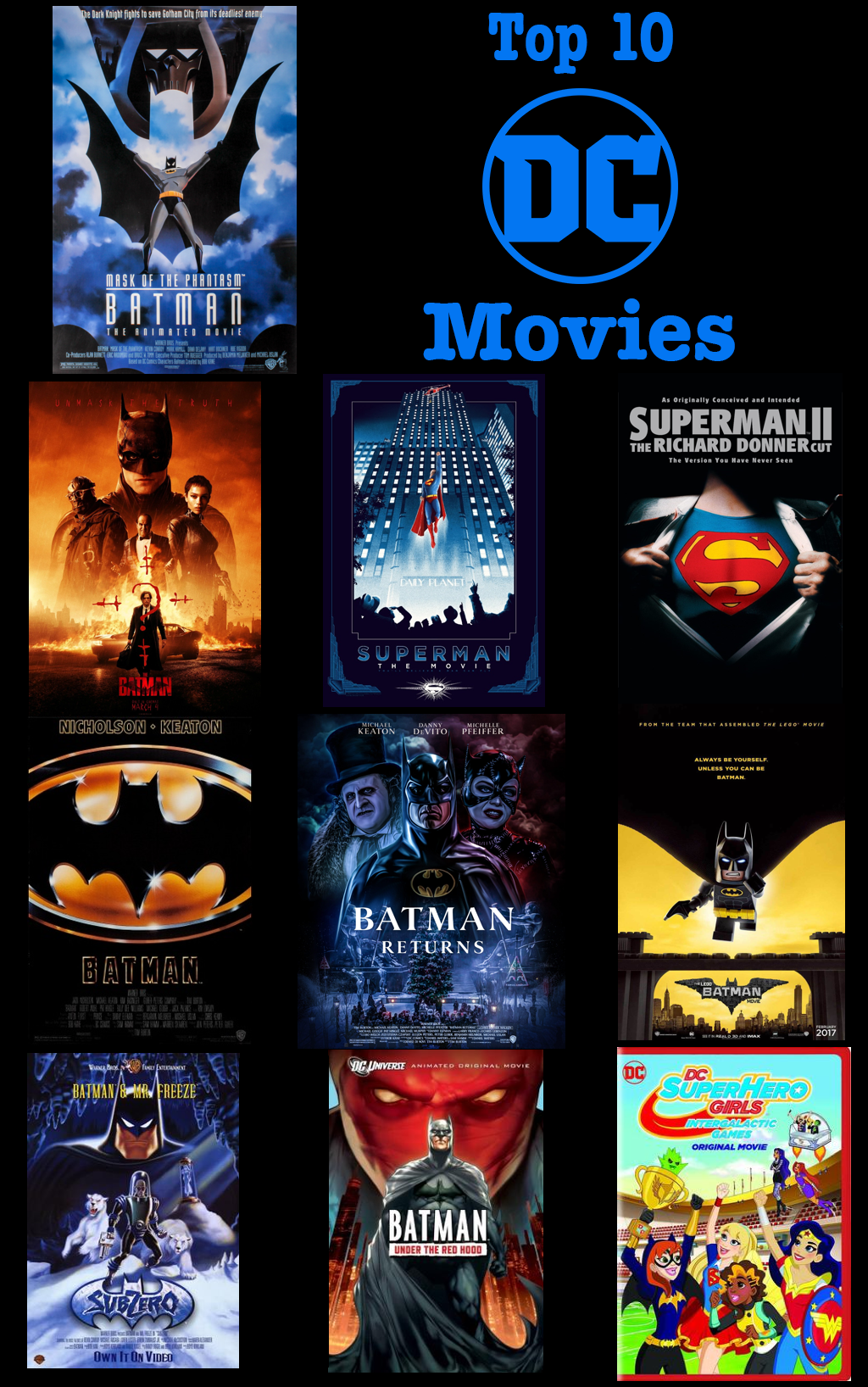 My Top 10 Dc Movies by KurisuWriting on DeviantArt My Top 10 Dc Movies by KurisuWriting on DeviantArt