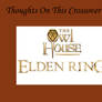 Thoughts on Owl House Elden Ring crossover idea