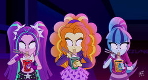 Dazzlings ramen - Kpop demon hunters x EQG