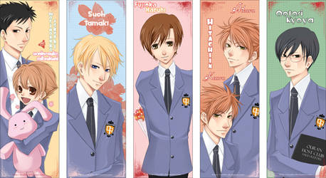 -Ouran- Bookmark set FULL