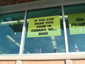 Pharmacy Window Sign