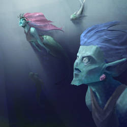 The Merfolk by HueTwo