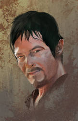 Daryl Dixon Portrait by HueTwo