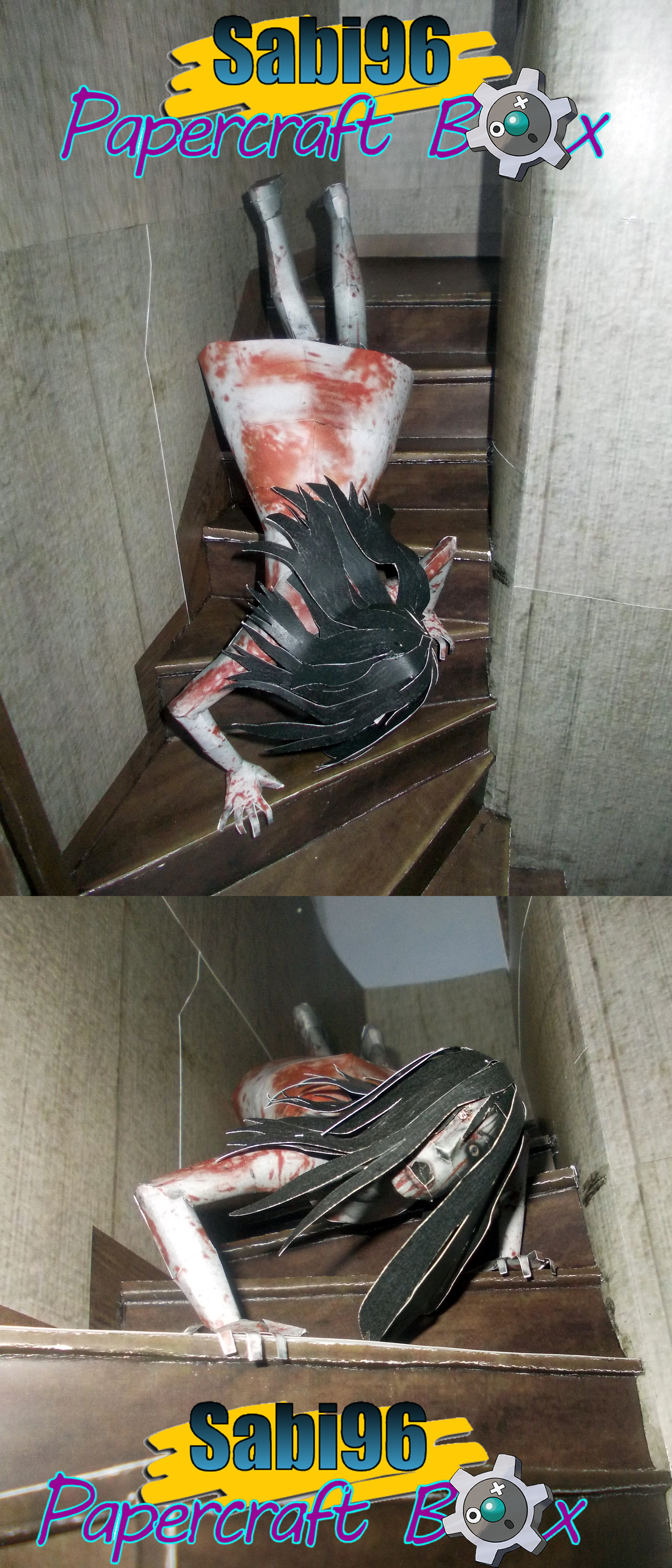 The Grudge - Cursed Saeki Home Diorama Papercraft