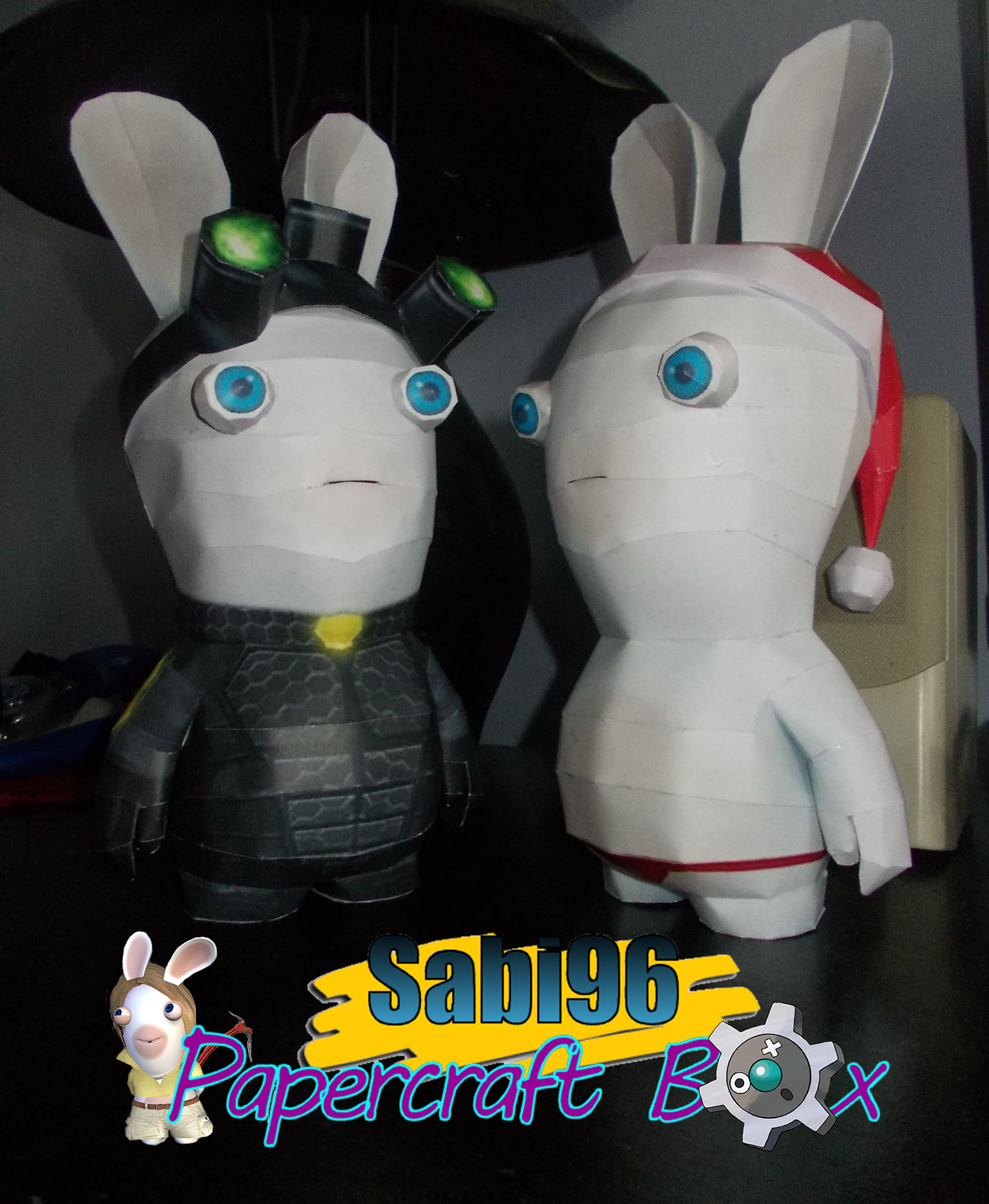 Splinter Papercraft Splinter Cell and Christmas Rabbid Papercraft by Sabi996 on DeviantArt
