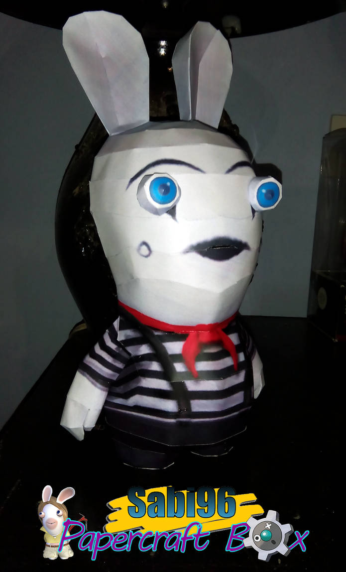Mime Rabbid Papercraft by Sabi996 on DeviantArt
