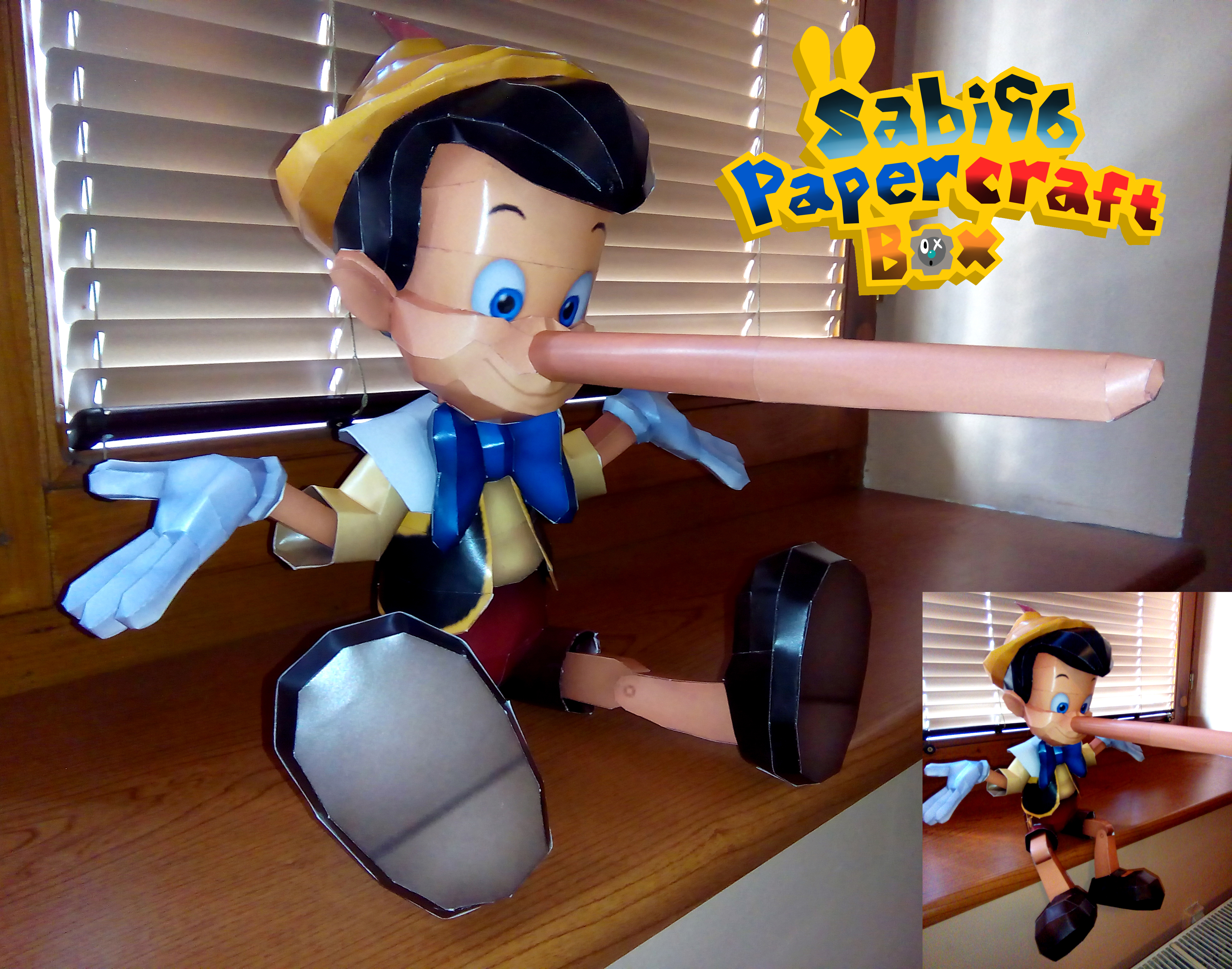 Pinocchio (Sitting) Papercraft