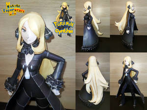 Cynthia (Pokemon) Papercraft + Download