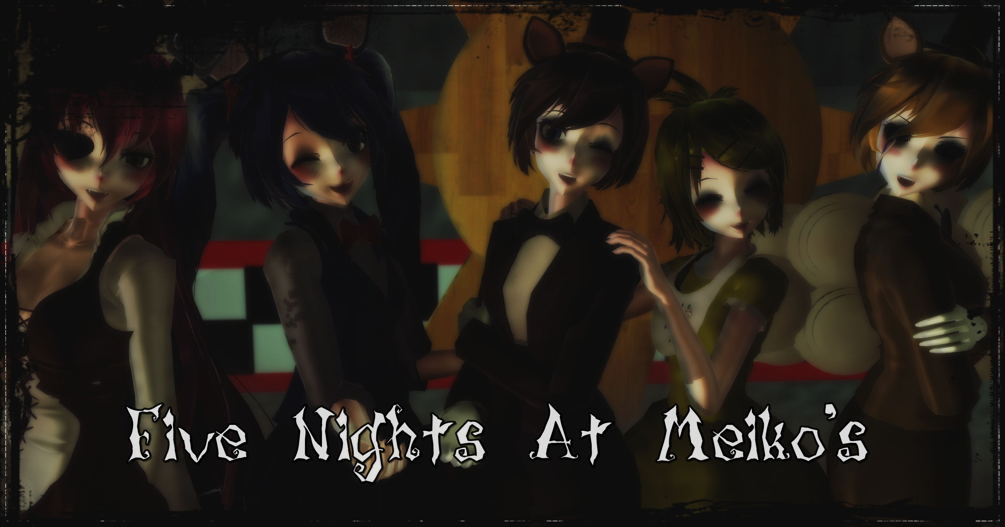 5 ночей девушки. Five Nights at Meiko's.