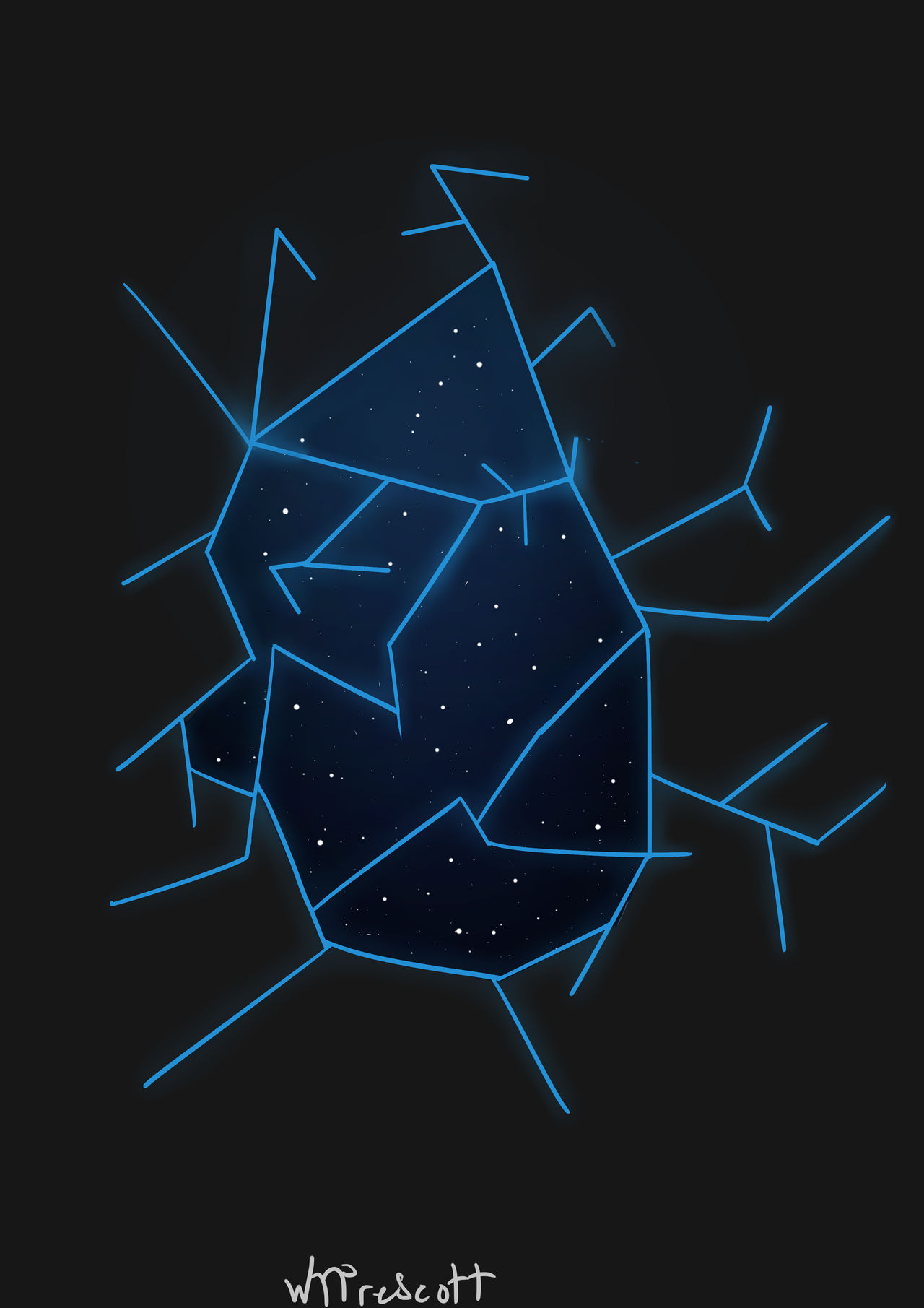 Blue space rift by Pukekura on DeviantArt