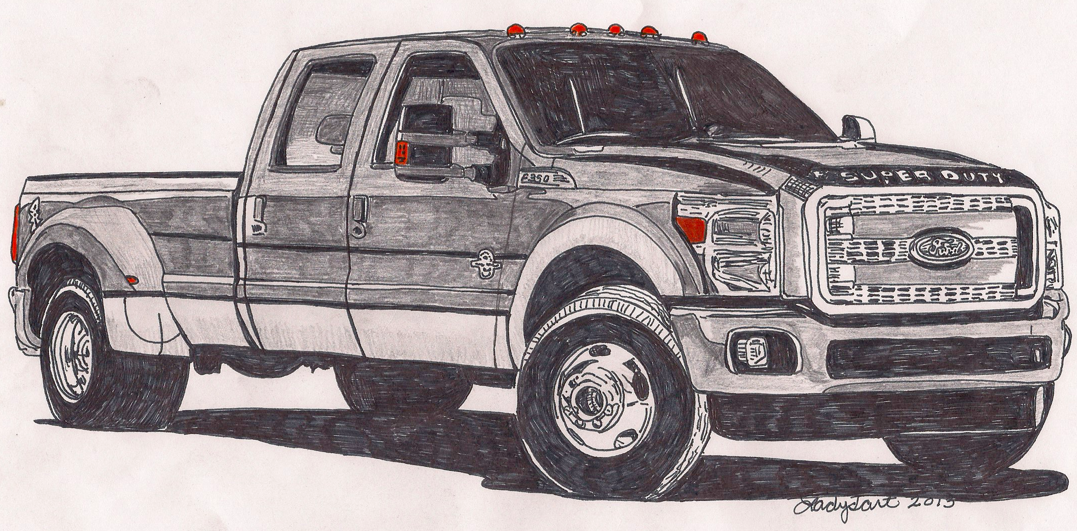 Ford f 150 drawing