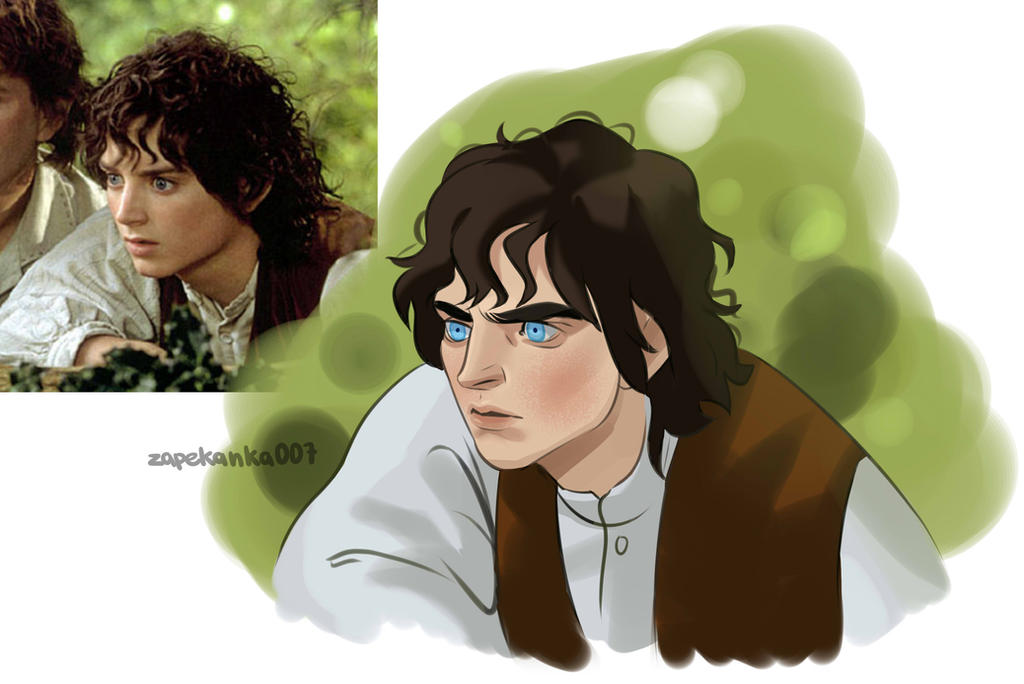 Frodo Deviantart Draw Frodo study 1 by Zapekanka on DeviantArt