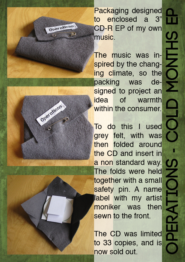 Operations 'Cold Months' 3' CD