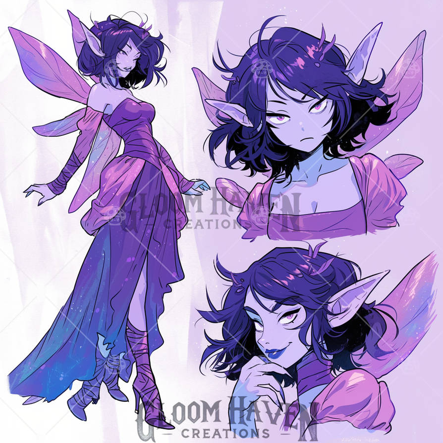 Pyrafae Open Fae Girl Adopt 71 (OPEN) by GloomHavenCreations on DeviantArt