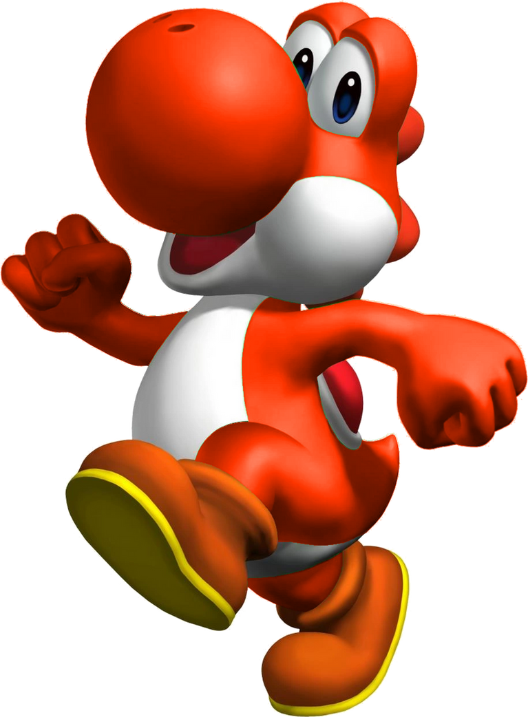 Red Yoshi by malcolmporter2011 on DeviantArt