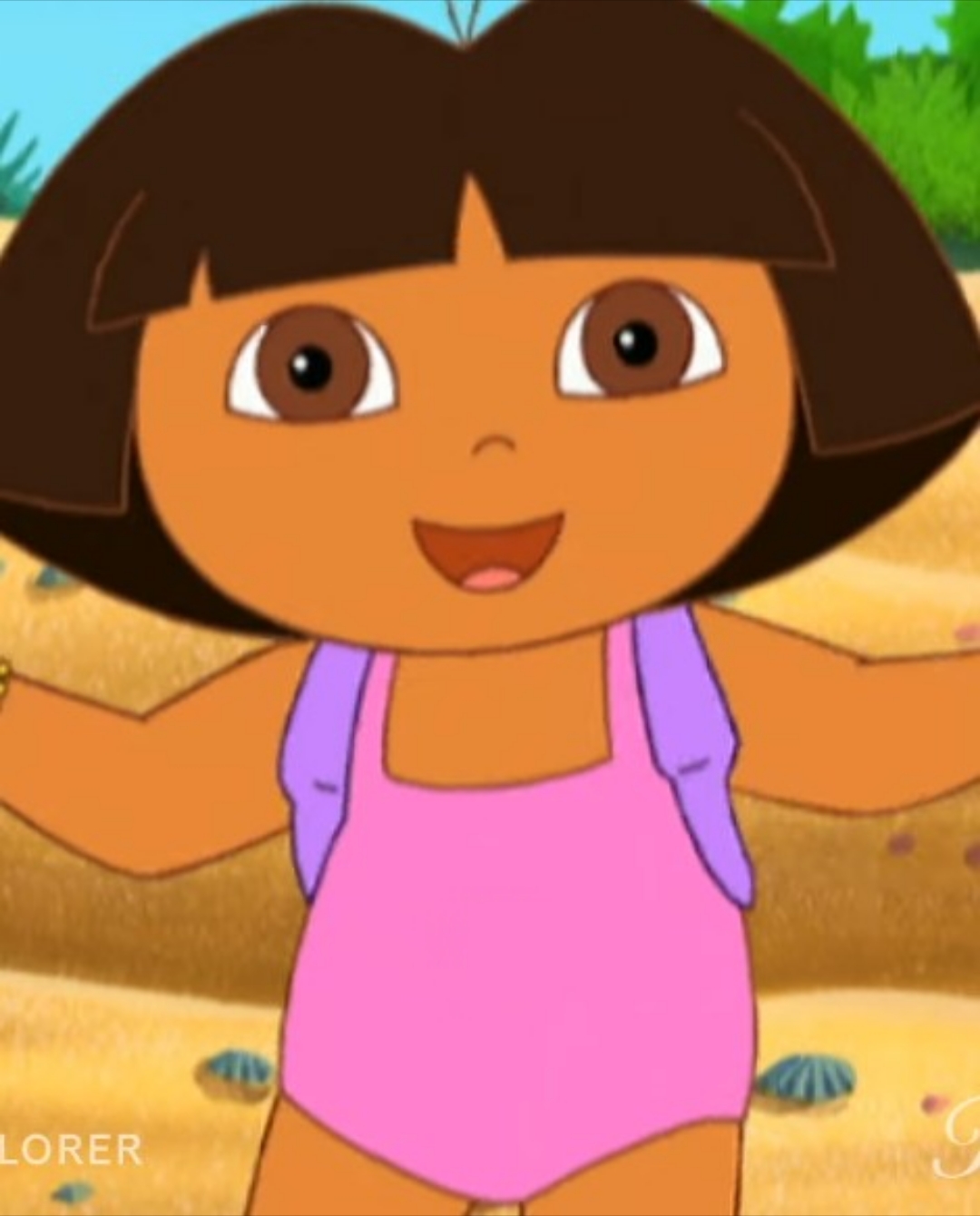 Dora in her swimsuit 2 by malcolmporter2011 on DeviantArt