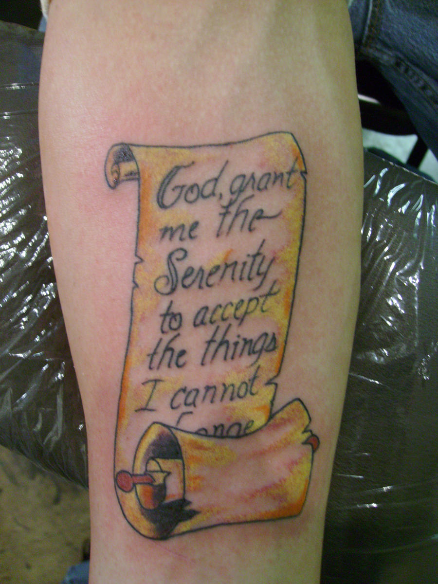 Old Scroll Tattoo