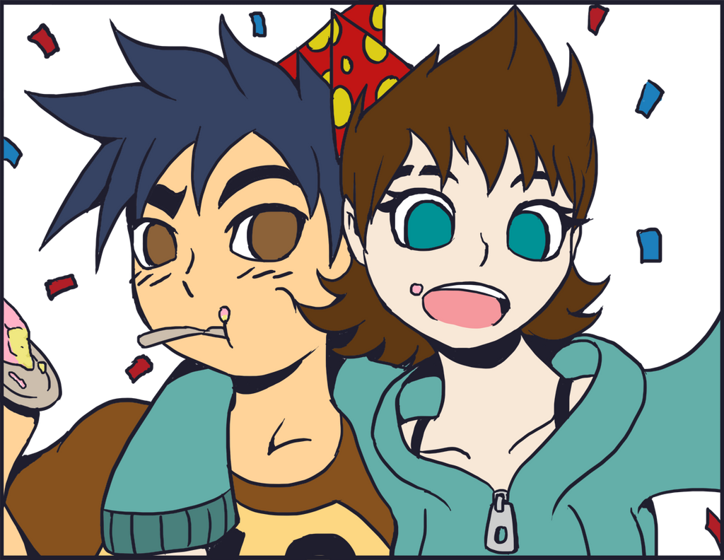 Birthday Buddies! by Diggerman