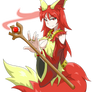 Commission: Delphox Gijinka