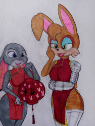 Year of the Rabbit : Judy Hopps and Bunnie Rabbot