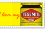 I love vegemite stamp