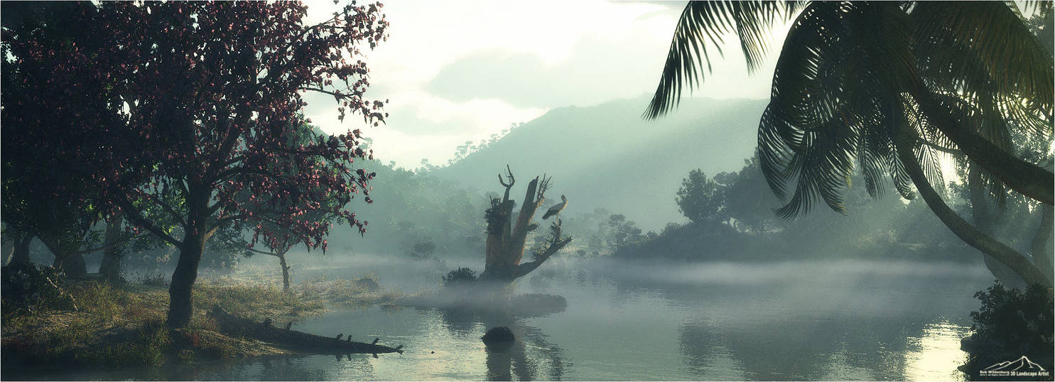 The First Rays by 3DLandscapeArtist on DeviantArt