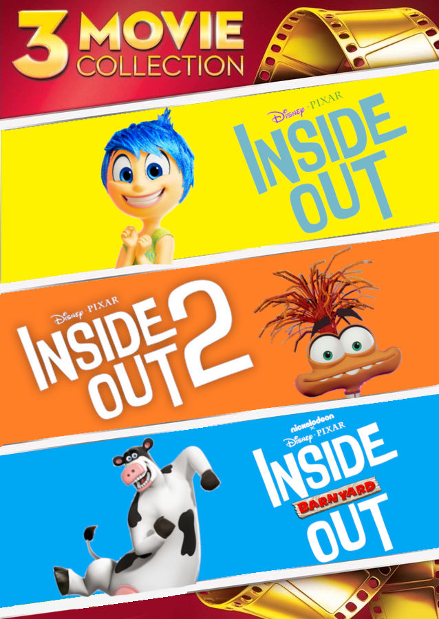 Inside Out 3 Movie Colletion Dvd by 2024bubba on DeviantArt