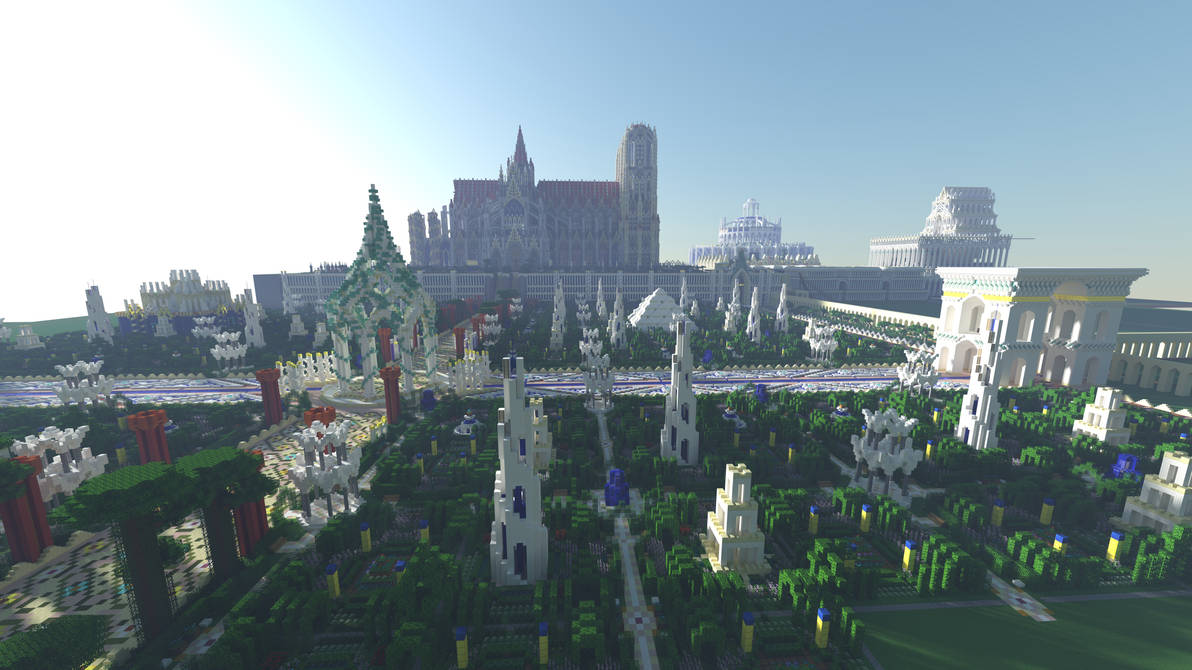 minecraft | Red rose city in progress by DSJDV on DeviantArt