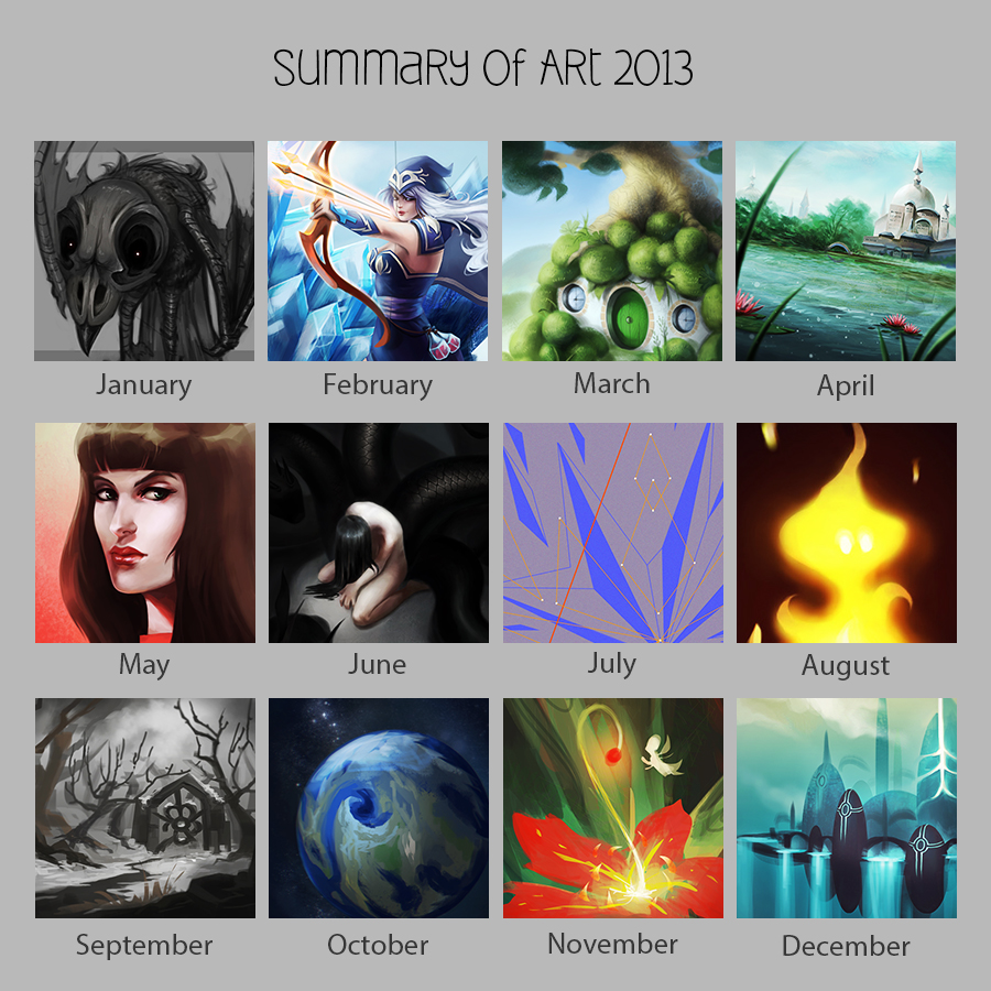 Summary of Art 2013