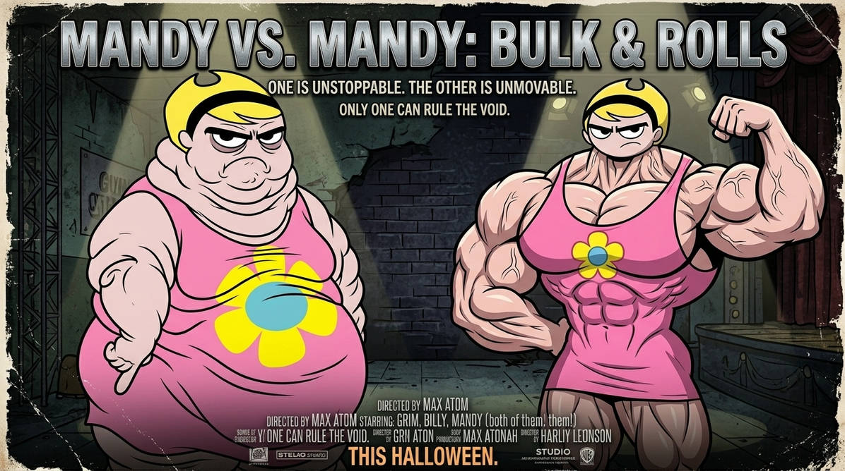 Mandy Super Diff Movie poster featuring 2 mandys 35f6077f1c by gkladakis4 on DeviantArt