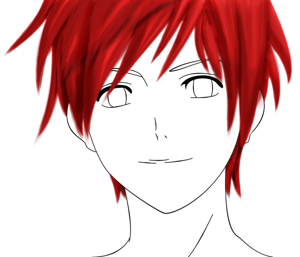 red hair guy (hair) by khuraudo on DeviantArt
