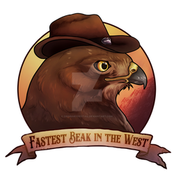 Fastest Beak in the West (Red-tail)