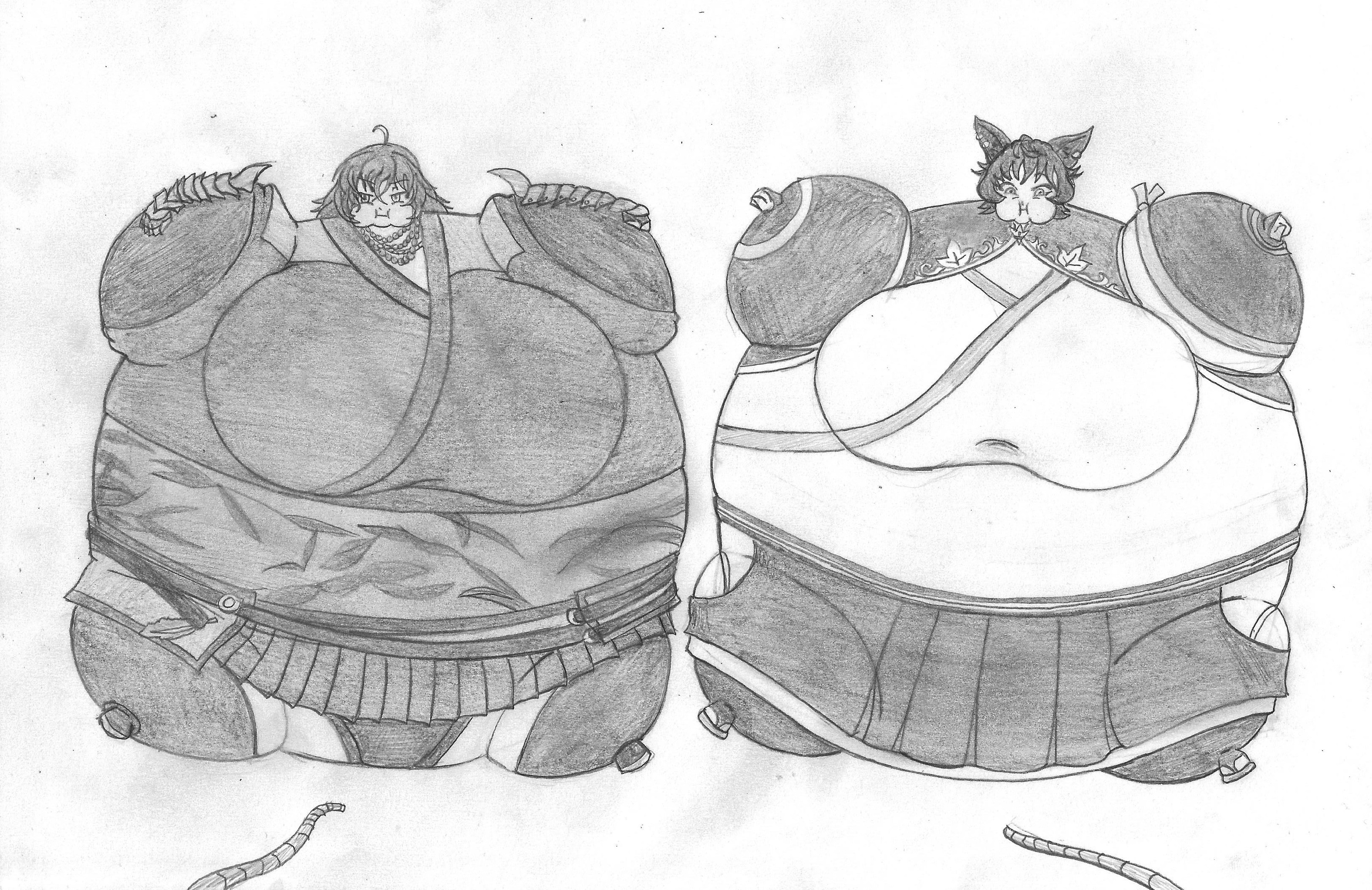Ravin Inflation Inflated Raven and Kali by Cake-Deviant on DeviantArt